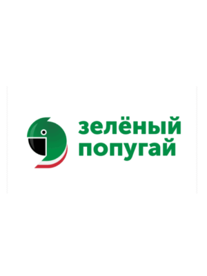 Зеленый попугай